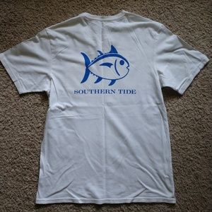 Southern Tide White Medium Skipjack T Shirt